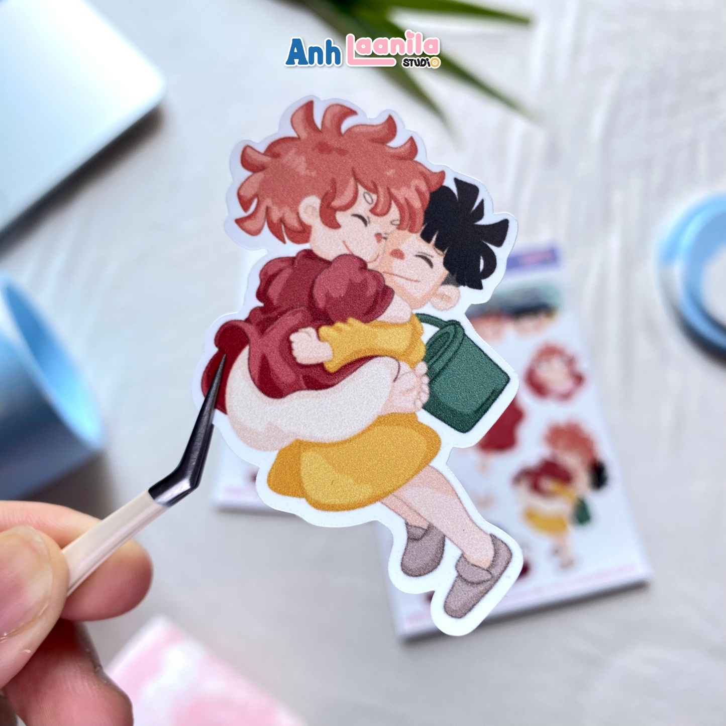 Ponyo Fan Art Sticker Sheet