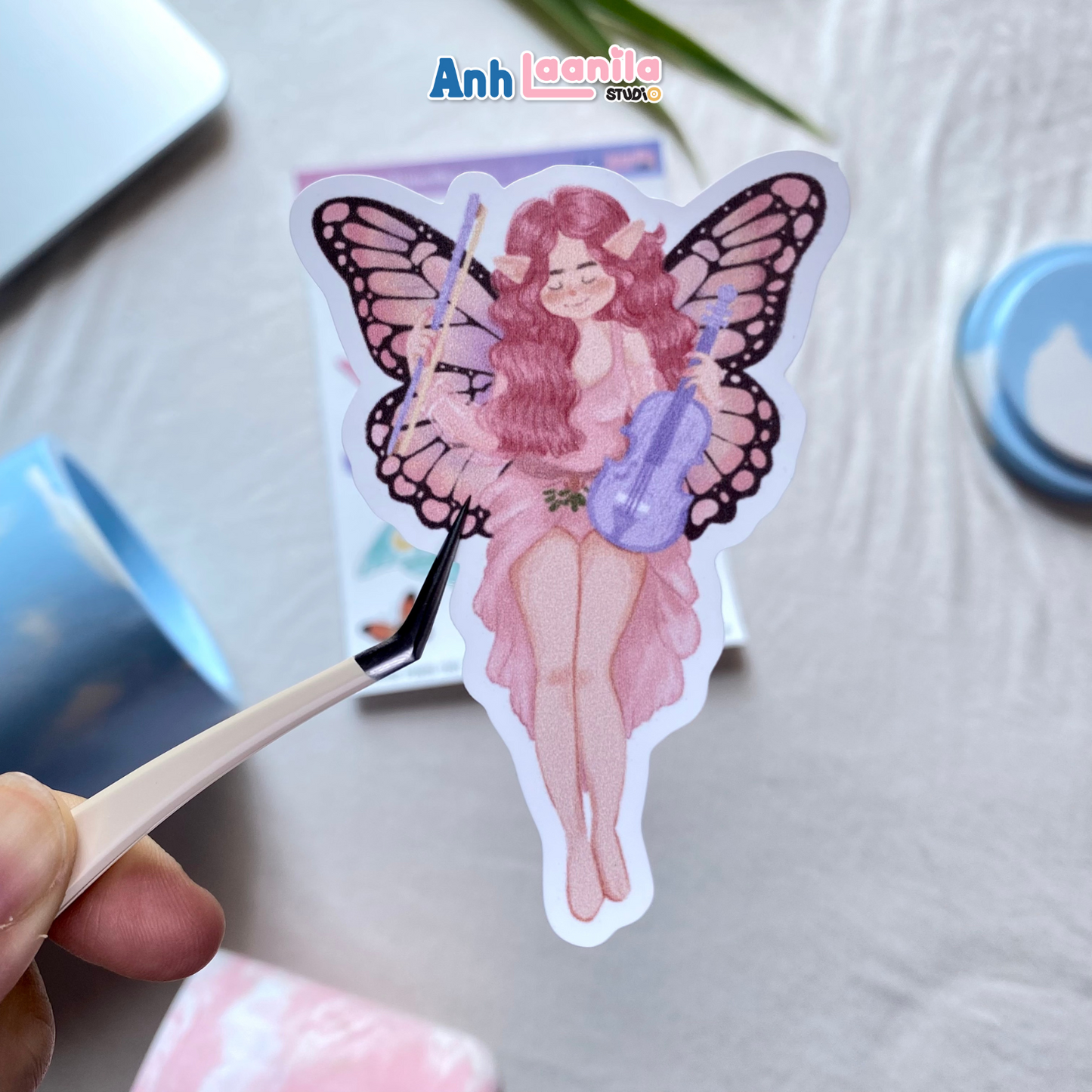 Whimsical Butterflies Sticker Sheet