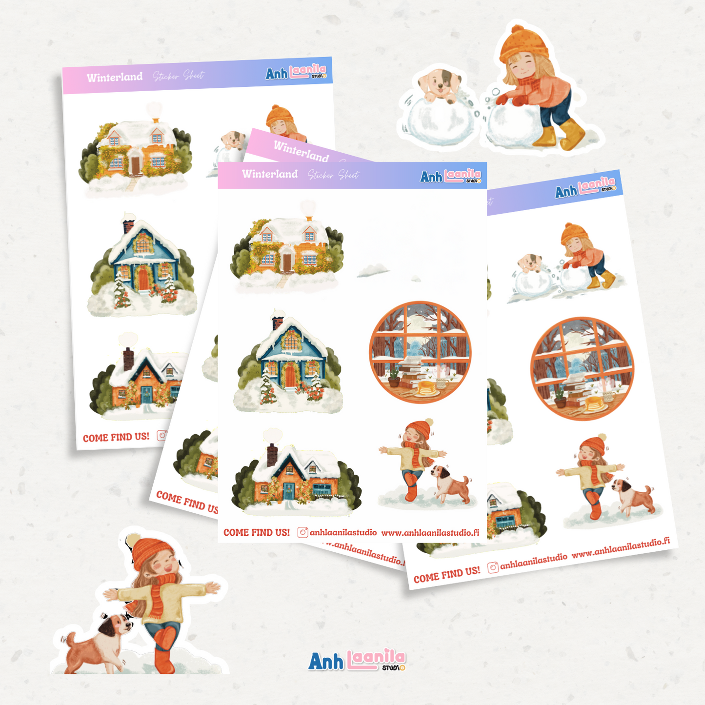 Winterland Sticker Sheet