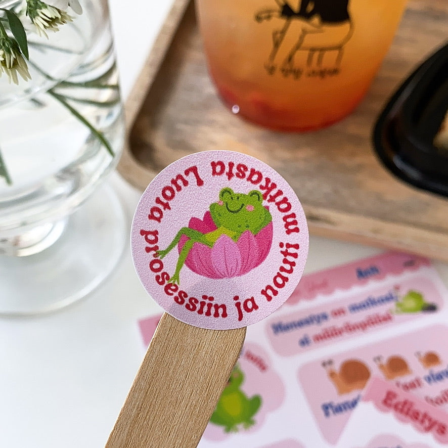 Edistys Polku Folk Sticker Sheet
