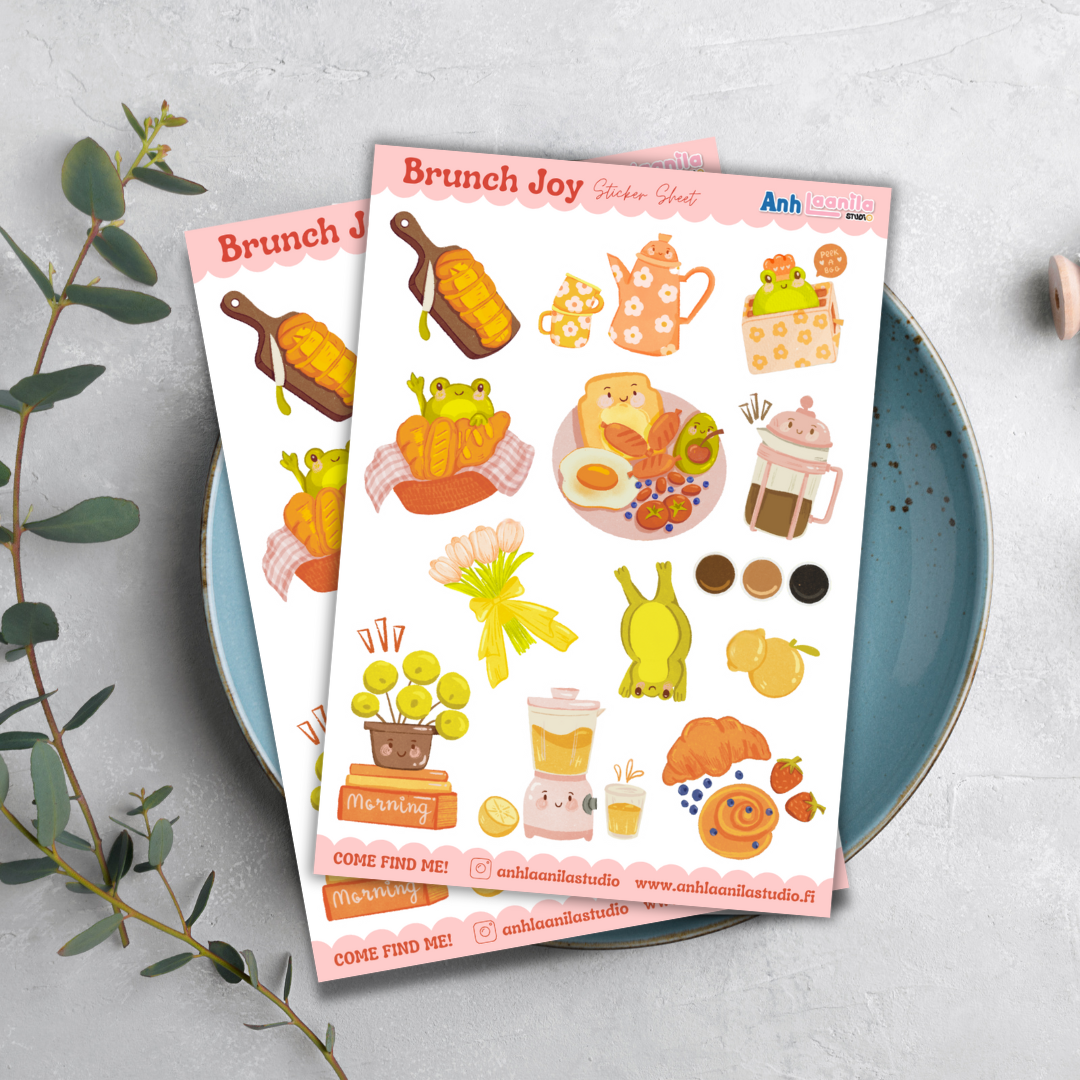Brunch Joy Sticker Sheet