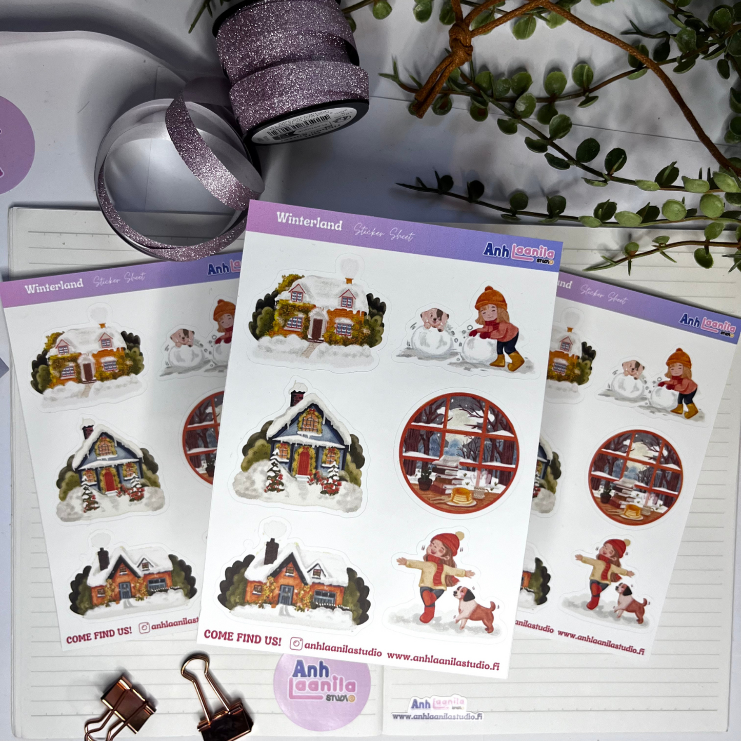 Winterland Sticker Sheet