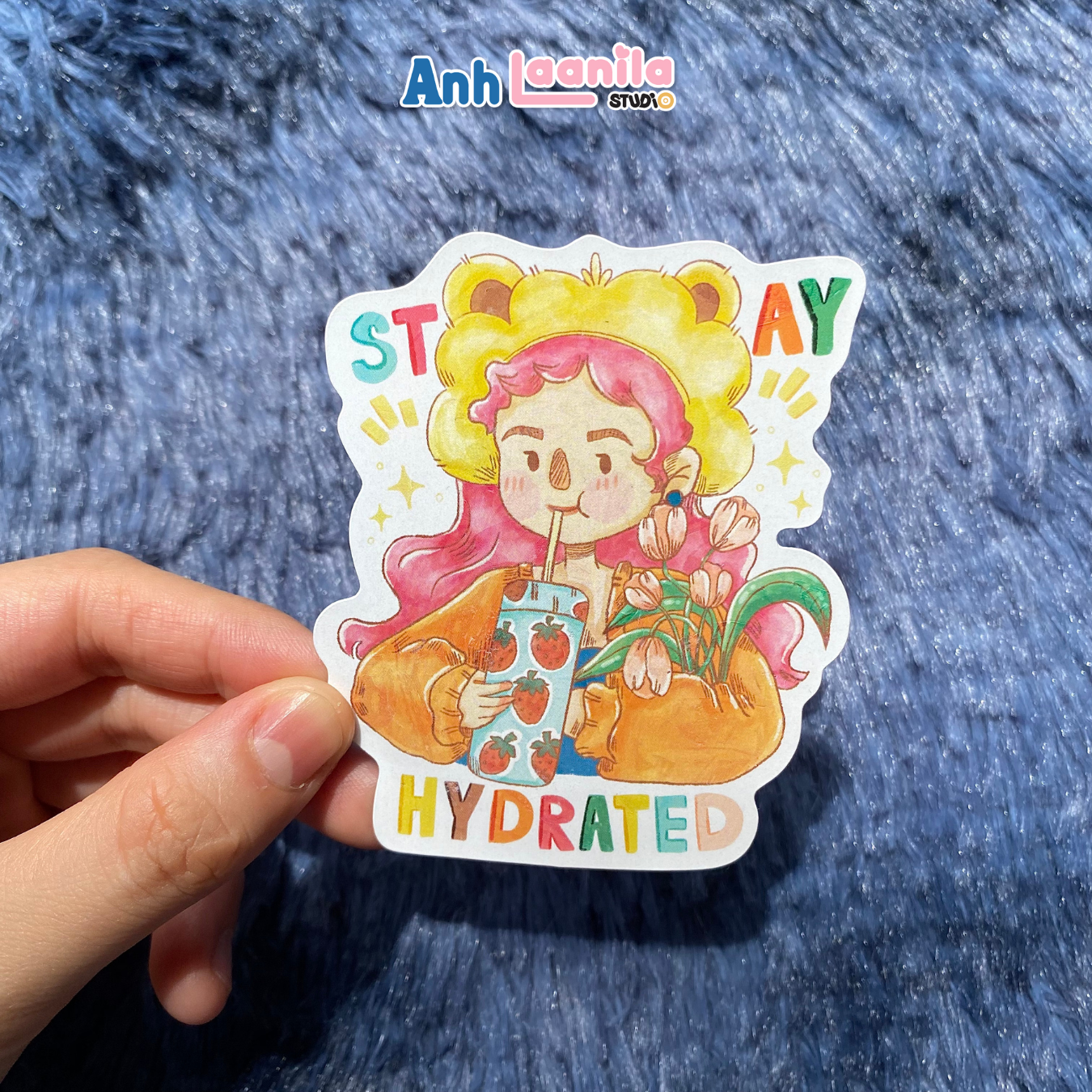 Stay Hydrated Die-cut Sticker
