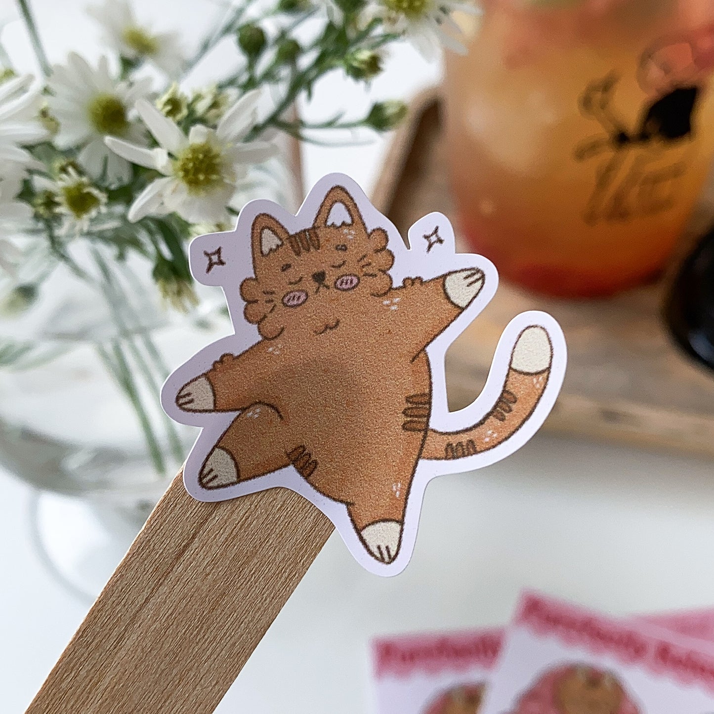 Purrfectly Relaxed Sticker Sheet