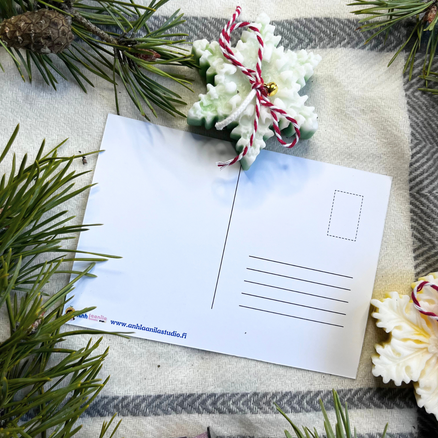 Have A Warm and Cozy Christmas Postcard
