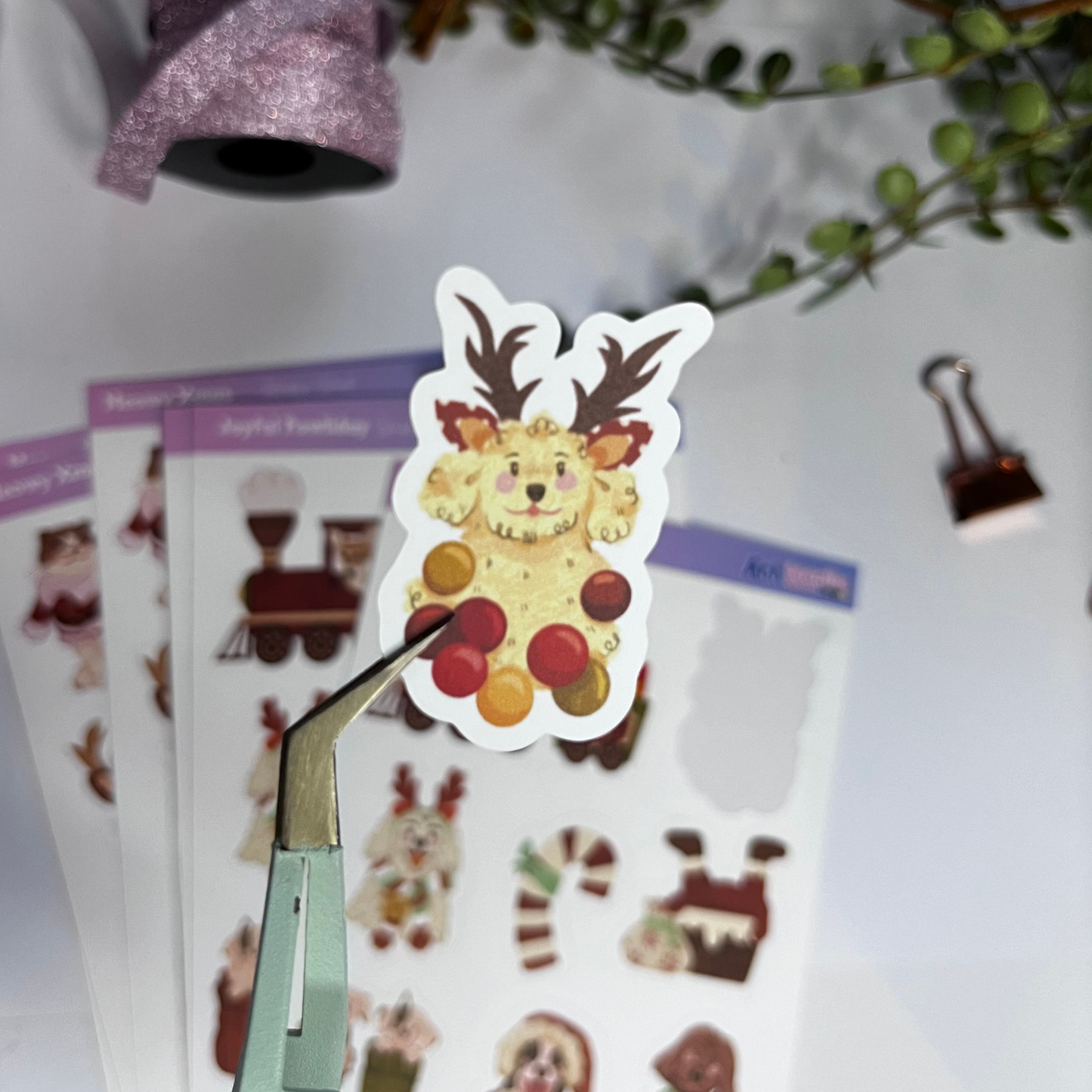 Joyful Pawliday Sticker Sheet