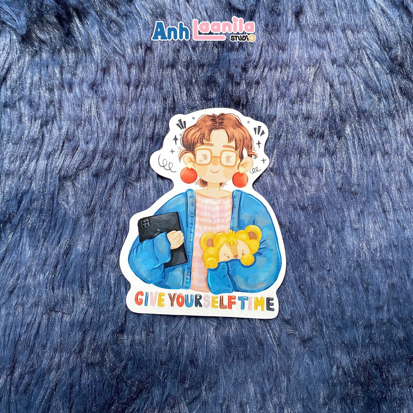 Give Yourself Time Die-cut Sticker