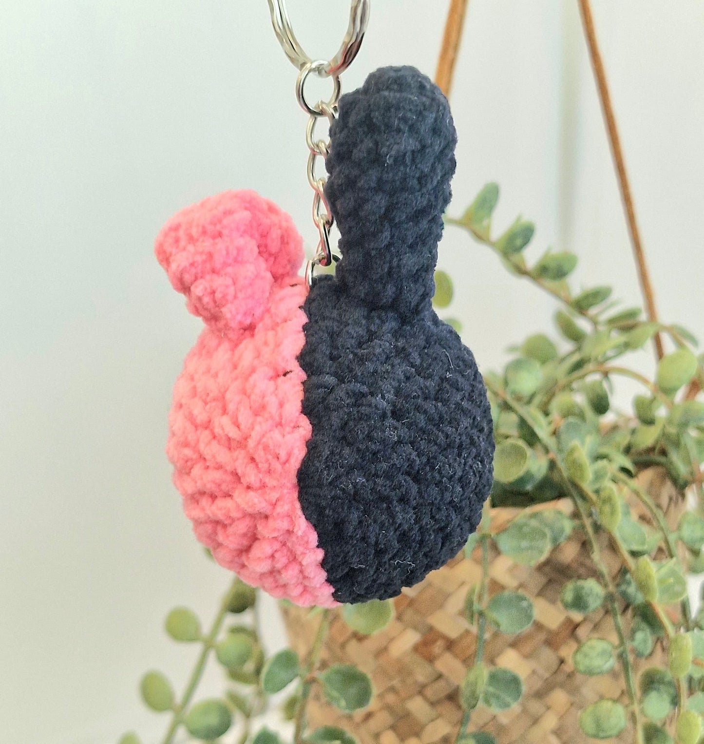Crochet blackpink bunny key chain