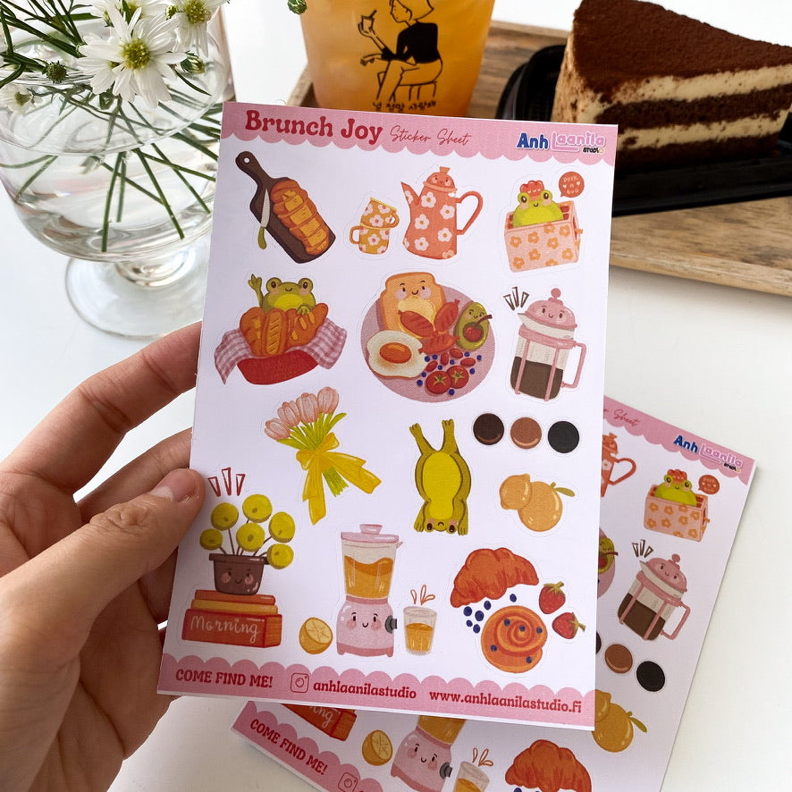 Brunch Joy Sticker Sheet