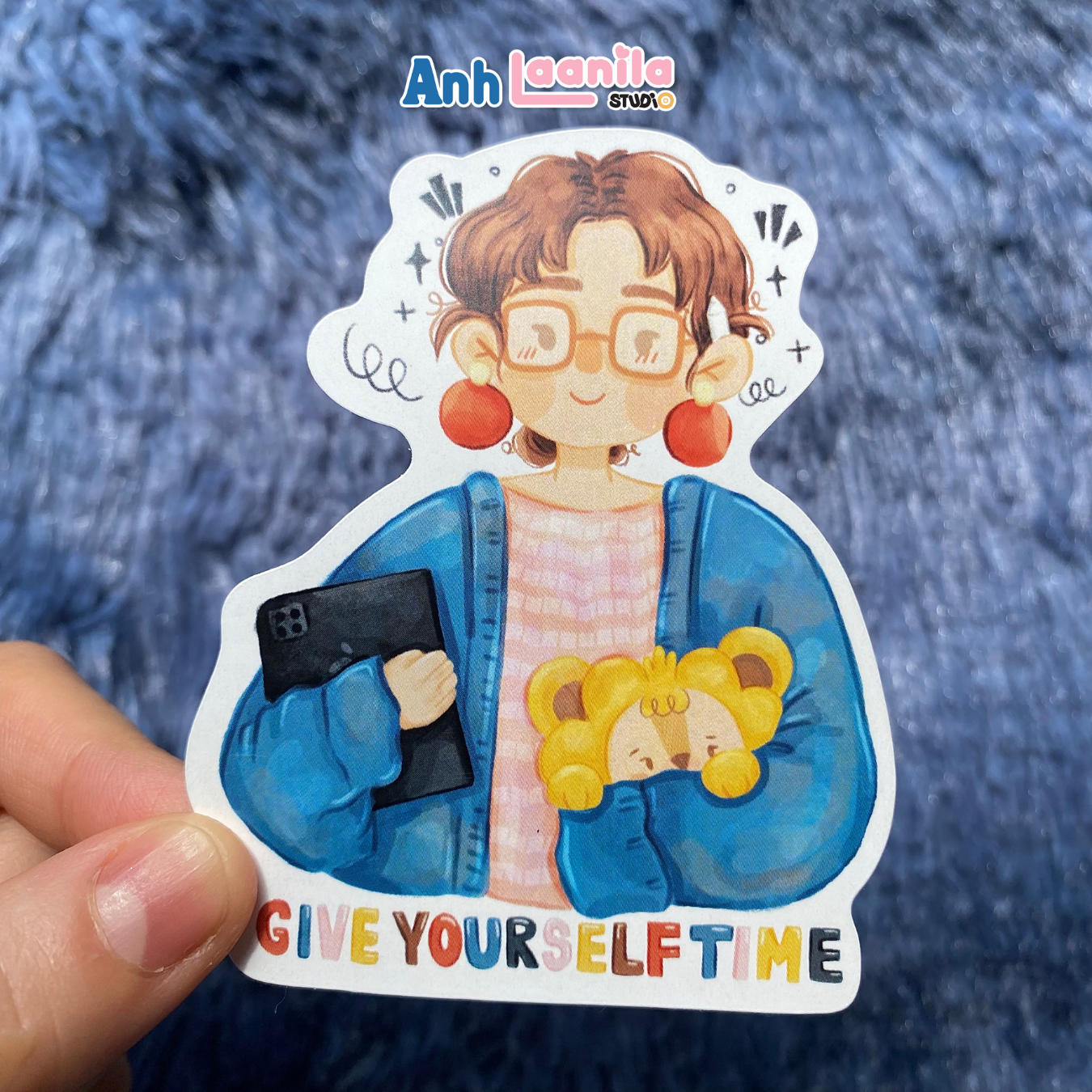 Give Yourself Time Die-cut Sticker