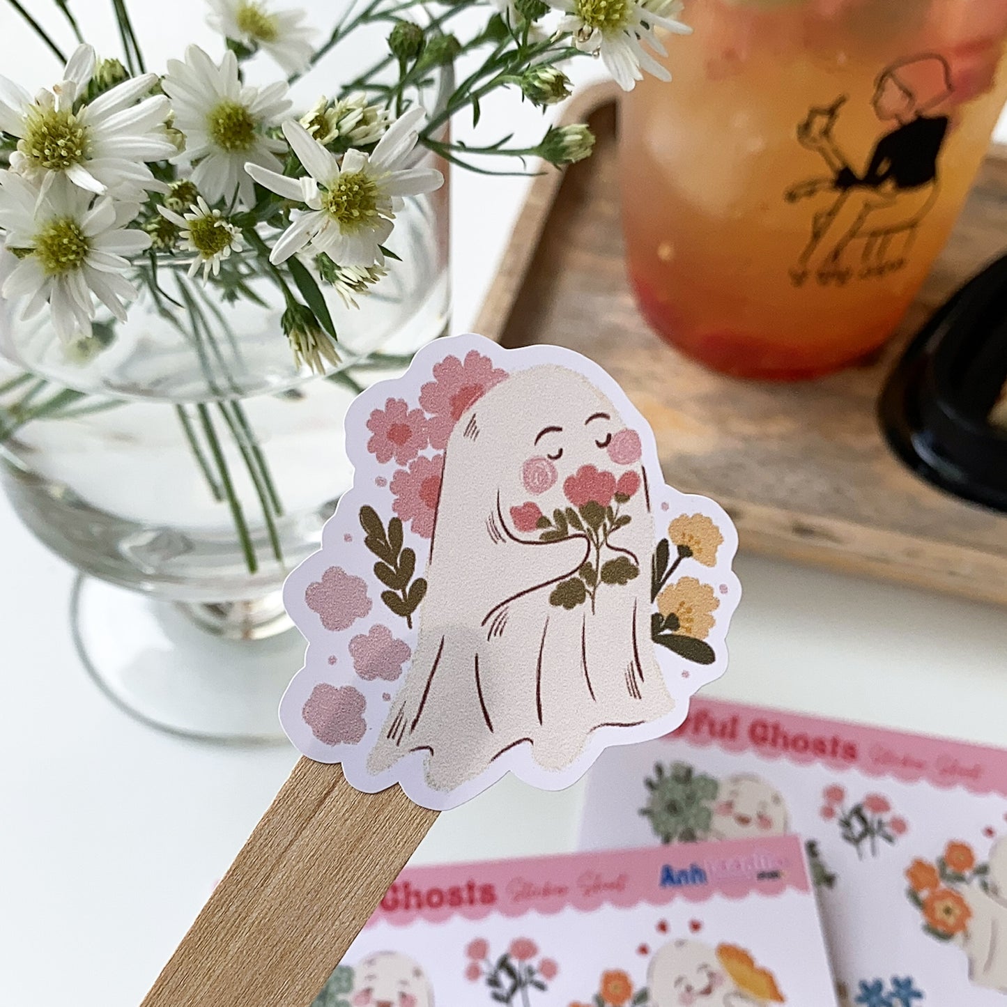 Playful Ghosts Sticker Sheet