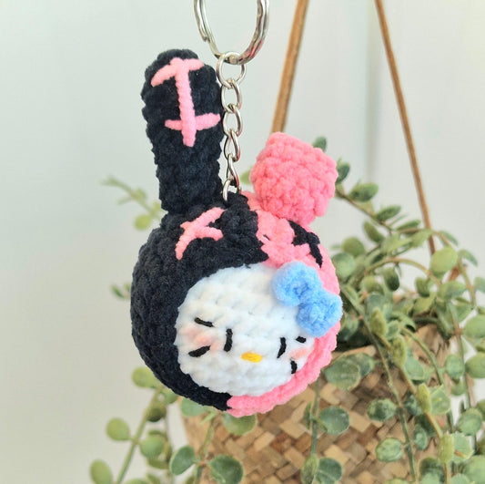 Crochet blackpink bunny key chain