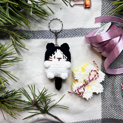 Crochet Cat Keychain