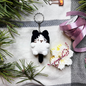 Crochet Cat Keychain