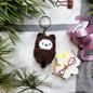 Crochet Cat Keychain