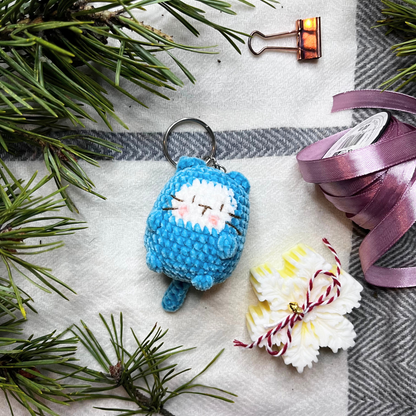 Crochet Cat Keychain