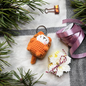 Crochet Cat Keychain