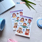 Winter Girlss Sticker Sheet
